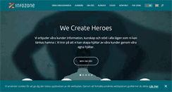 Desktop Screenshot of infozone.se
